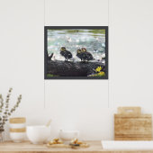 Ducky Print -24x20 -andere Größen verfügbar Poster (Küche)