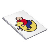 Ducky Rider Notizblock (Rechte Seite)