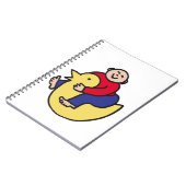 Ducky Rider Notizblock (Linke Seite)