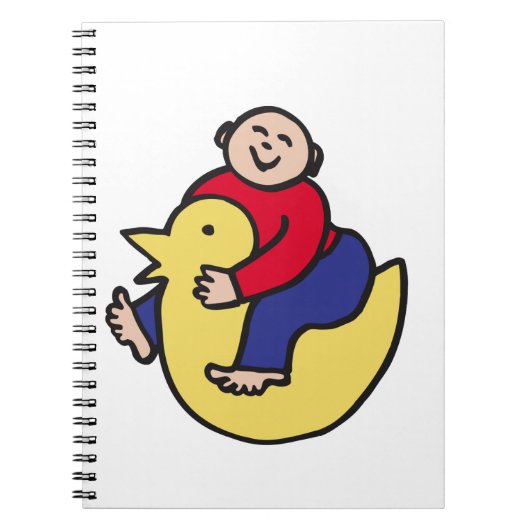 Ducky Rider Notizblock (Vorderseite)