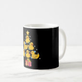Ducky Rubber Ente Weihnachtsbaum Kaffeetasse (VorderseiteRechts)