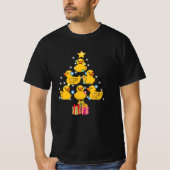 Ducky Rubber Ente Weihnachtsbaum T-Shirt (Vorderseite)