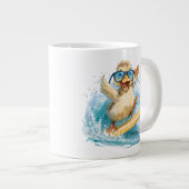Ducky Spaß Jumbo-Tasse (Vorderseite Rechts)