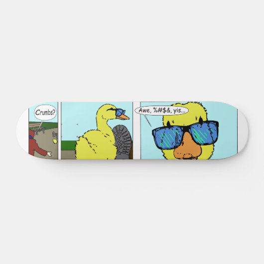 Ducky the Destroyer Skateboard (Horizontal)