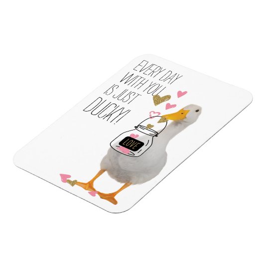 Ducky Valentine Magnet (Linke Seite)