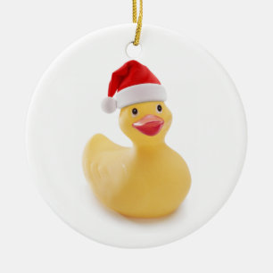 Ducky Weihnachtsverzierung Sankt Keramik Ornament