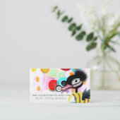 Ducky Whimsical Visitenkarte (Stehend Vorderseite)