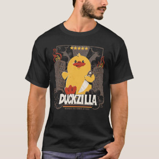 Duckzilla Funny Duck Angriff auf Tobe Fonseca T-Shirt
