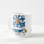 Duclos Familienwappen Kaffeetasse (Vorderseite Links)
