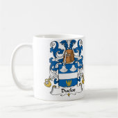 Duclos Familienwappen Kaffeetasse (Links)
