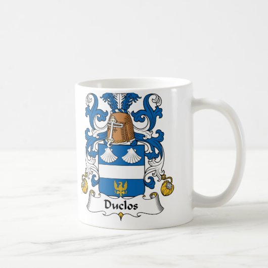 Duclos Familienwappen Kaffeetasse (Rechts)
