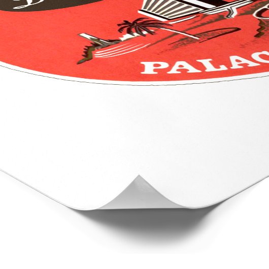 Ducor Palace Hotel Monrovia Poster (Ecke)