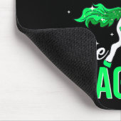 Duct Cancer Awareness Warrior Fun Unicorn Mousepad (Ecke)