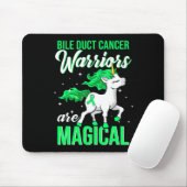 Duct Cancer Awareness Warrior Fun Unicorn Mousepad (Mit Mouse)