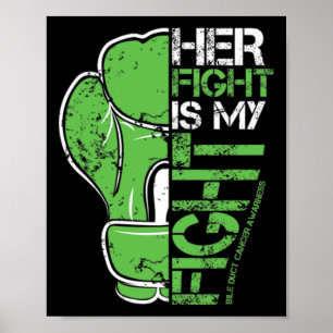 Duct Krebs Ihr Kampf Ist Mein Kampf Boxhandschuh Poster