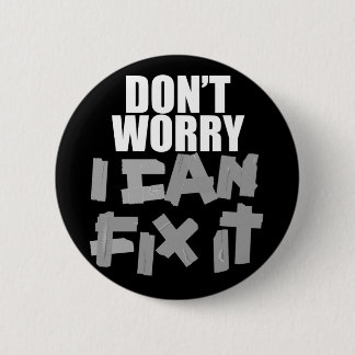 Duct Tape $6,95 Funny Duck Tape Button