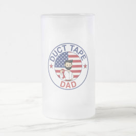 Duct Tape Dad - Beer Frosted Mug  Mattglas Bierglas