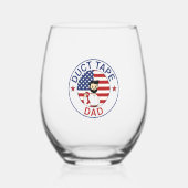 Duct Tape Dad - Drinking Glasses Weinglas Ohne Stiel (Vorderseite)
