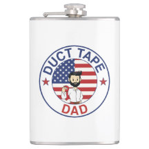 Duct Tape Dad - Flasche in Vinylfolie eingeschlage