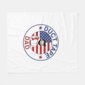 Duct Tape Dad - Fleece Blanket (Vorderseite (Horizontal))