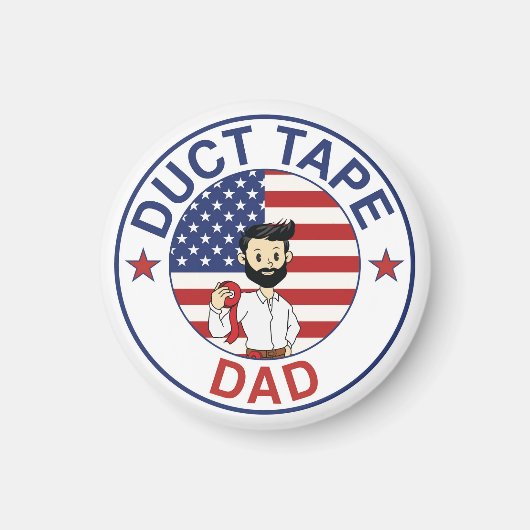 Duct Tape Dad - Magnet (Vorne)