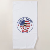 Duct Tape Dad - Strandtuch (Vorderseite)