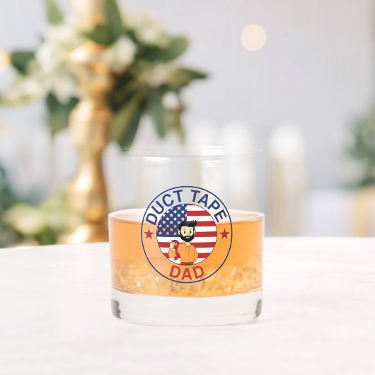 Duct Tape Dad - Whiskey Glass Whiskyglas (Insitu (Hochzeit))