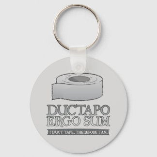 Ductapo Ergo Sum. Ich habe Klebeband, also bin ich Schlüsselanhänger