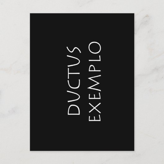 Ductus exemplo postkarte (Vorderseite)