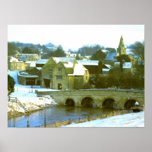 Duddington-Schneeszene Poster (Vorne)