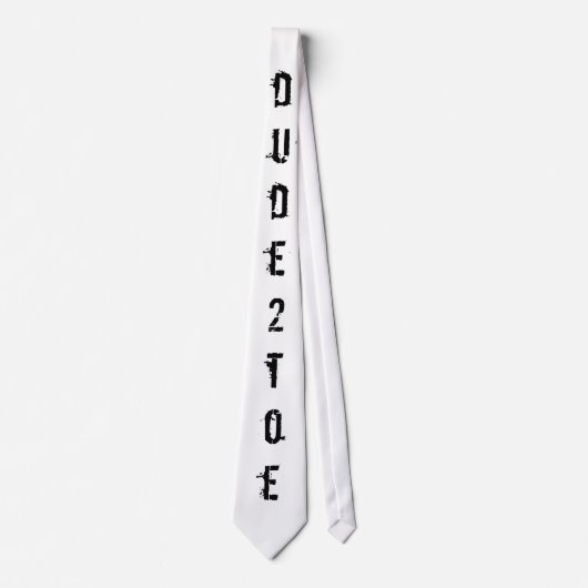 dude2toe Krawatte (Vorderseite)