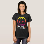 Dude I'm right here Cryptozoology Mothman T-Shirt (Vorne ganz)