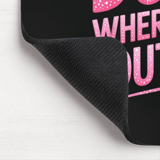 Dude Where's My Couture Funny Girls Quote Gift Wom Mousepad (Ecke)