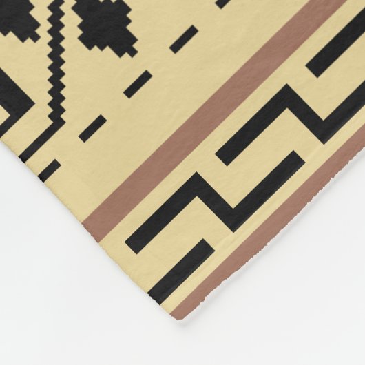 Dudeismus Cowian Fleece Throw Blanken (Ecke)