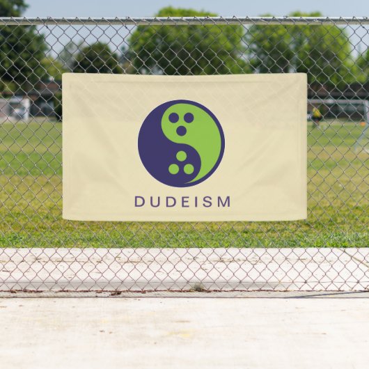 Dudeismus-Fahne Banner (Insitu)