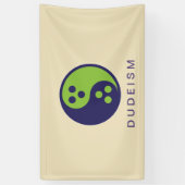 Dudeismus-Fahne Banner (Vertikal)