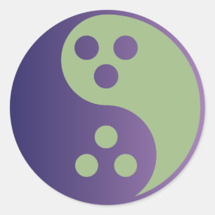 Dudeismus Großer Rundaufkleber Runder Aufkleber