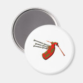 Dudelsack bagpipe magnet (Vorderseite/Rückseite)