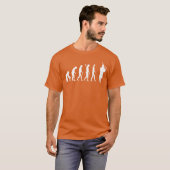 Dudelsack Evolution Dudelsackpfeifen Schottischer T-Shirt (Vorne ganz)
