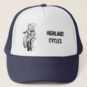 Dudelsack-Fernlastfahrer-Hut Truckerkappe (Vorderseite)