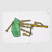 Dudelsack Golfhandtuch (Horizontal)
