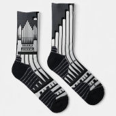 Dudelsack-Orgel-Virtuosen-Performance Socken (Rechts)