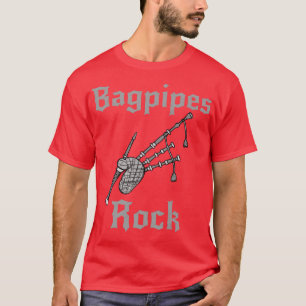 Dudelsack Rock Schottischer Musiker Rock Goth T-Shirt