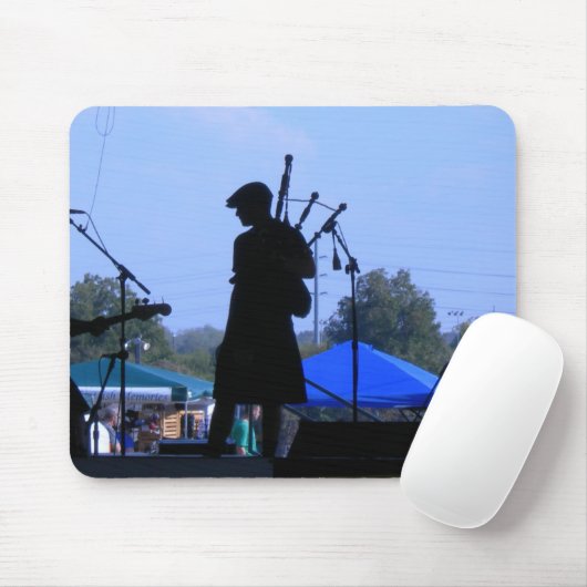 Dudelsack-Spieler Mousepad (Mit Mouse)