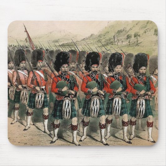 Dudelsäcke auf Parade Mousepad (Vorne)