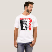 Dudelsackfelsen auf weißem T-Shirt (Vorne ganz)