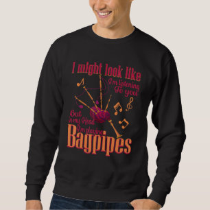 Dudelsacklehrer und Dudelsackspieler Sweatshirt