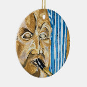 Dudelsackpfeifer Keramik Ornament (Rechts)