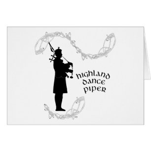 Dudelsackpfeifer-Silhouette