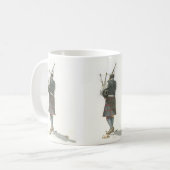 Dudelsackpfeifer-Tasse Kaffeetasse (Vorderseite Links)